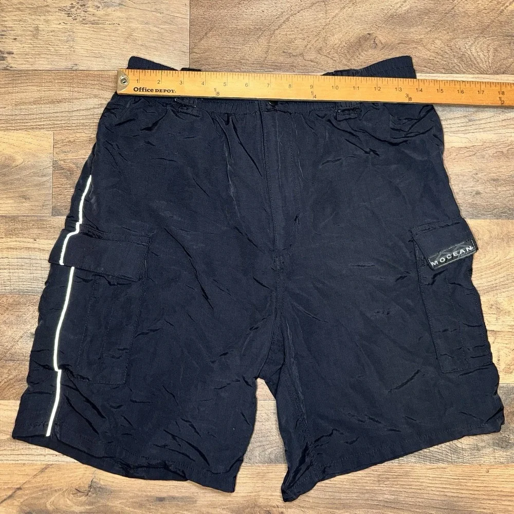 MOCEAN TECH NYLON PATROL SHORTS 1080 BLACK  MEDIUM REG